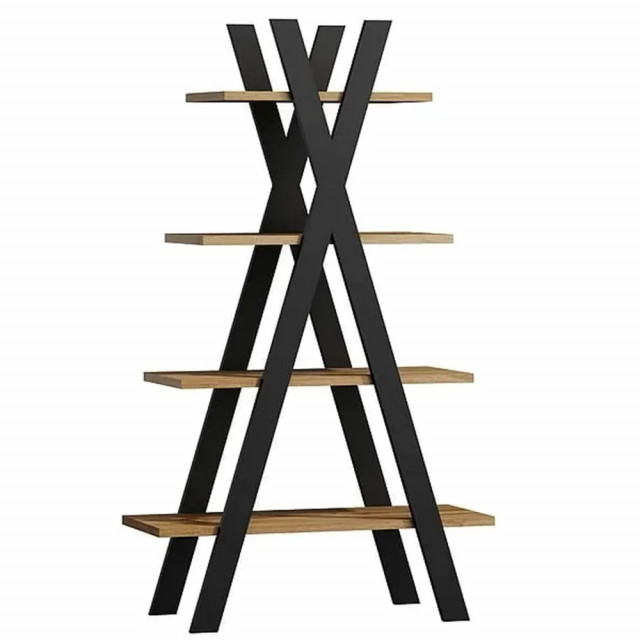 Etajera maro/neagra 136 cm Regal The Home Collection