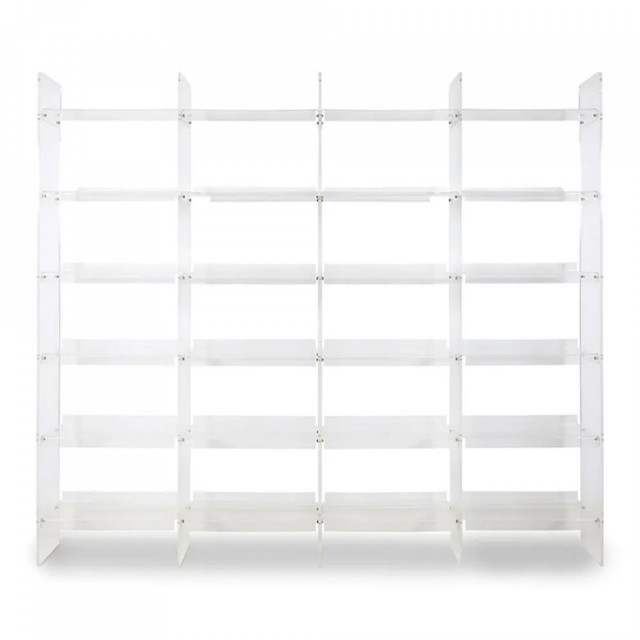 Etajera transparenta din plastic 240 cm Clear HKliving