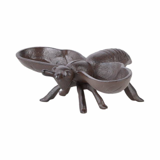 Fantana pentru pasari maro din metal Bee Esschert Design