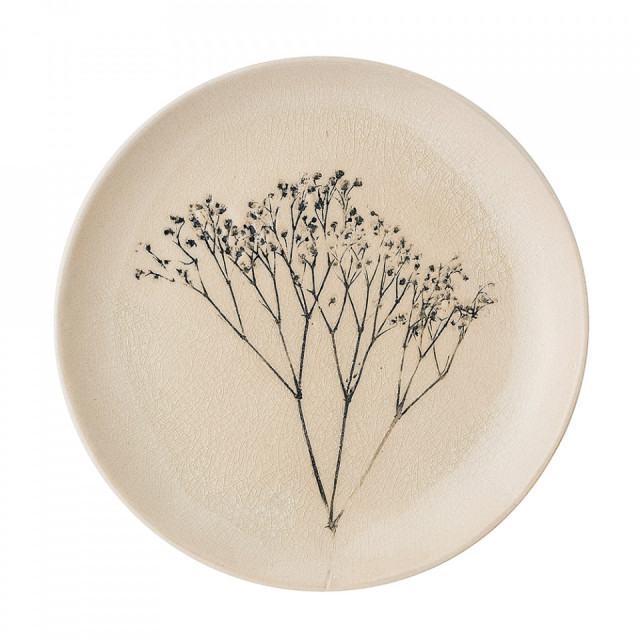 Farfurie pentru desert crem din ceramica 22 cm Bea Bloomingville