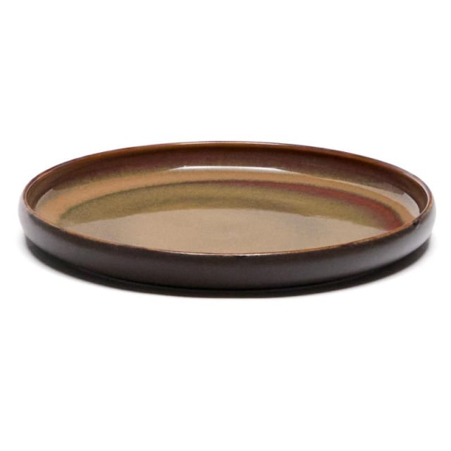 Farfurie pentru desert maro din ceramica 22 cm Uilo Kave Home