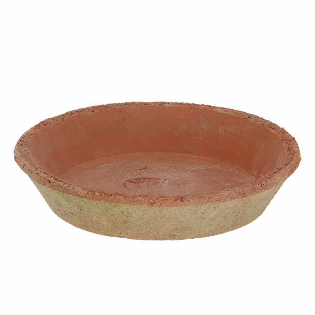 Farfurioara pentru ghiveci portocalie din ceramica 16 cm Pore Esschert Design