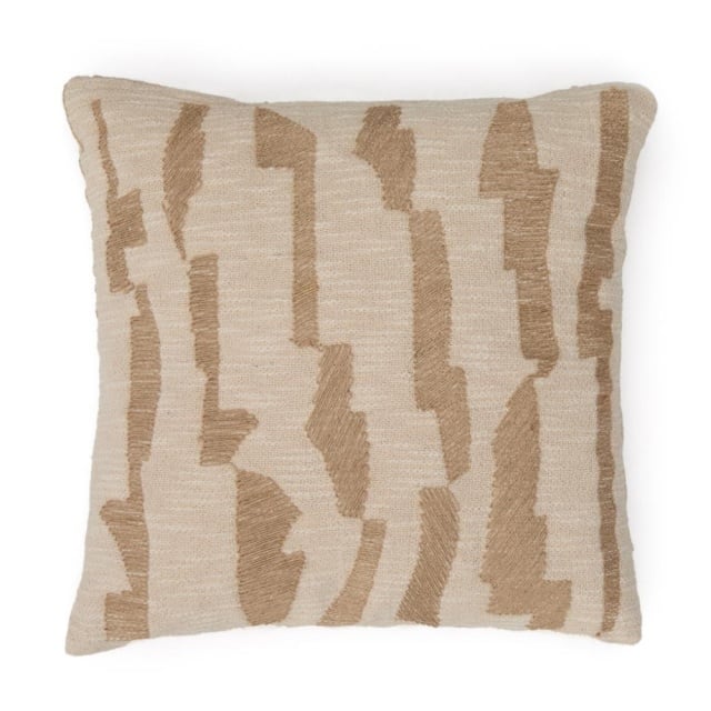 Fata de perna crem/bej din bumbac 45x45 cm Arvai Kave Home