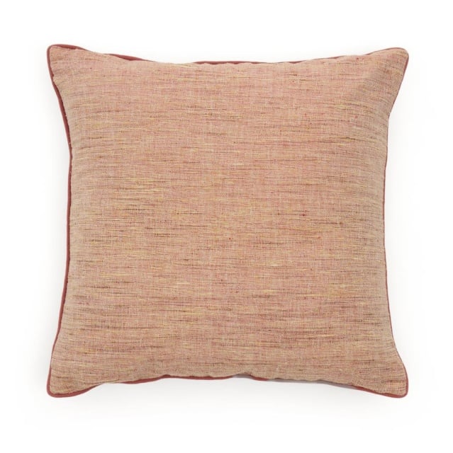 Fata de perna roz din fibre 45x45 cm Aleos Kave Home
