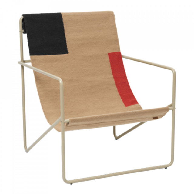 Fotoliu exterior multicolor din textil Desert Cashmere Ferm Living