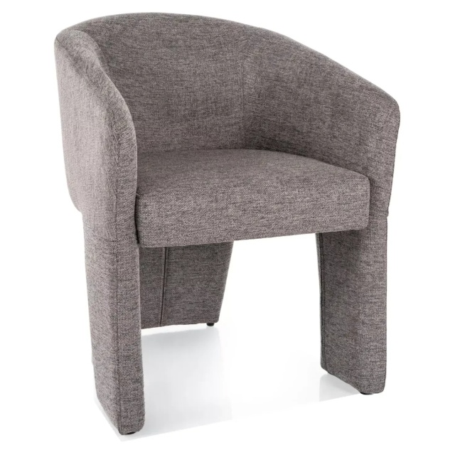 Fotoliu gri din textil Nelly The Home Collection