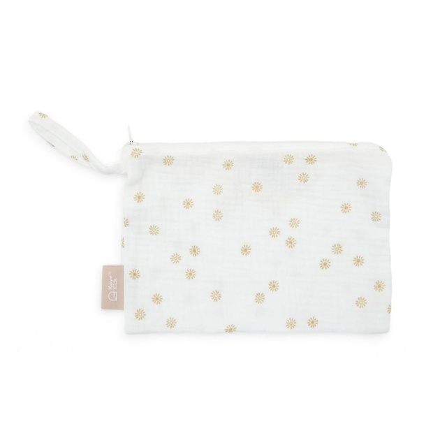 Geanta pentru cosmetice alba din bumbac Olna Kave Home