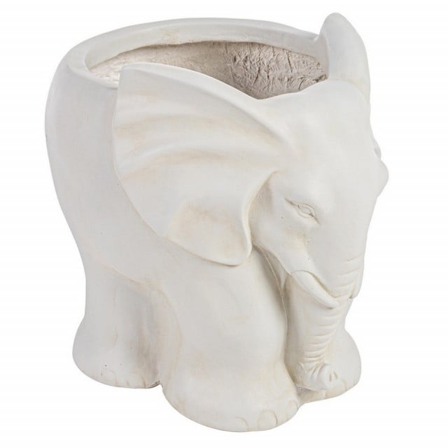 Ghiveci pentru exterior alb din ceramica Elephant Bizzotto