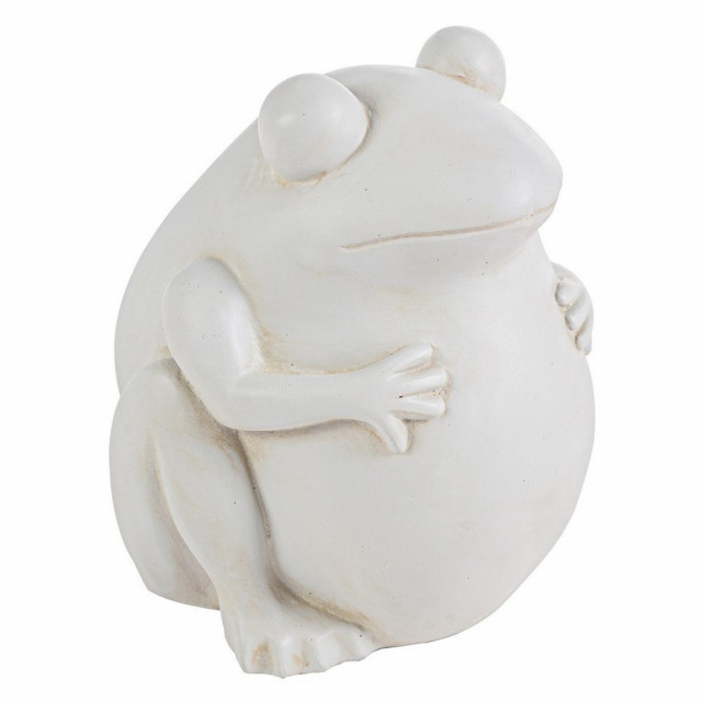 Ghiveci pentru exterior alb din ceramica Frog Bizzotto