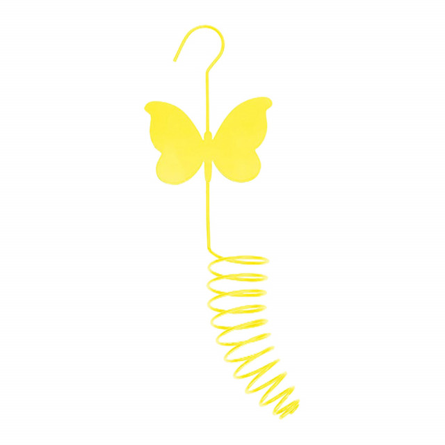 Hranitoare pentru fluturi galbena din fier Butterfly Esschert Design