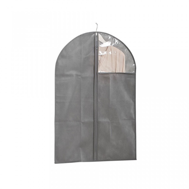 Husa gri din fleece pentru haine Coat Hanger Window Zeller