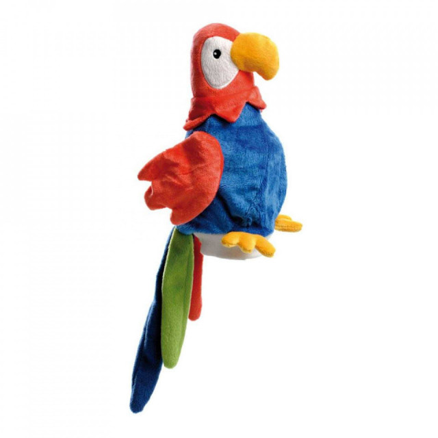 Jucarie marioneta multicolora din textil Parrot Egmont Toys