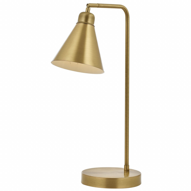 Lampa birou aurie din metal 22 cm Mira The Home Collection