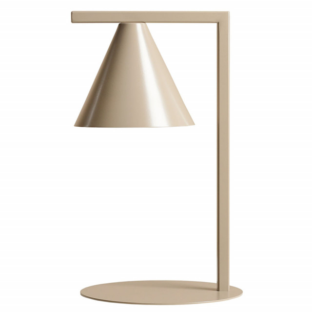 Lampa birou bej din metal 40 cm Form Aldex
