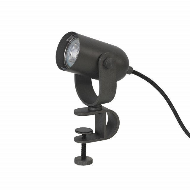 Lampa birou neagra din metal 16 cm Ruuvi Ferm Living