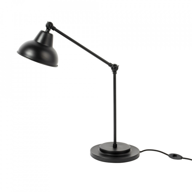 Lampa birou neagra din metal 70 cm Xavi The Home Collection
