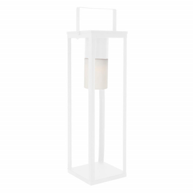 Lampa solara pentru exterior alba din metal 75 cm Square Bizzotto
