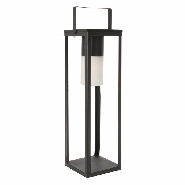 Lampa solara pentru exterior neagra din metal 75 cm Square Bizzotto