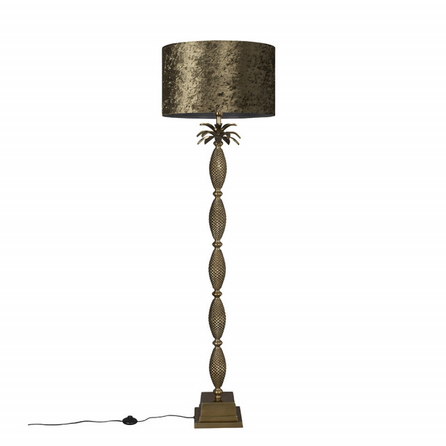 Lampadar auriu din metal 159 cm Piña Dutchbone
