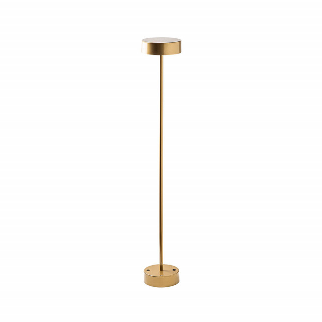 Lampadar auriu din metal cu LED 111 cm Keyf The Home Collection