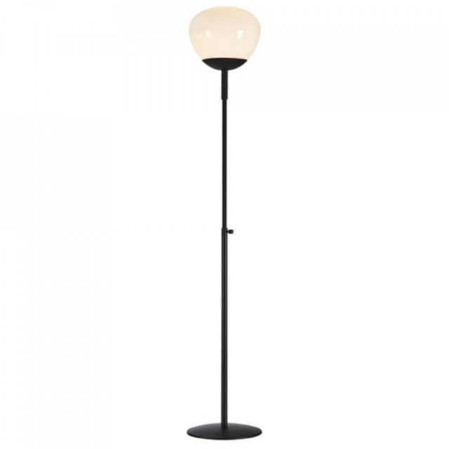 Lampadar negru/alb din metal 150 cm Rise Markslojd