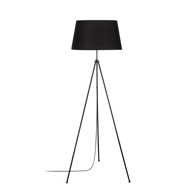 Lampadar negru din metal 165 cm Tripod The Home Collection