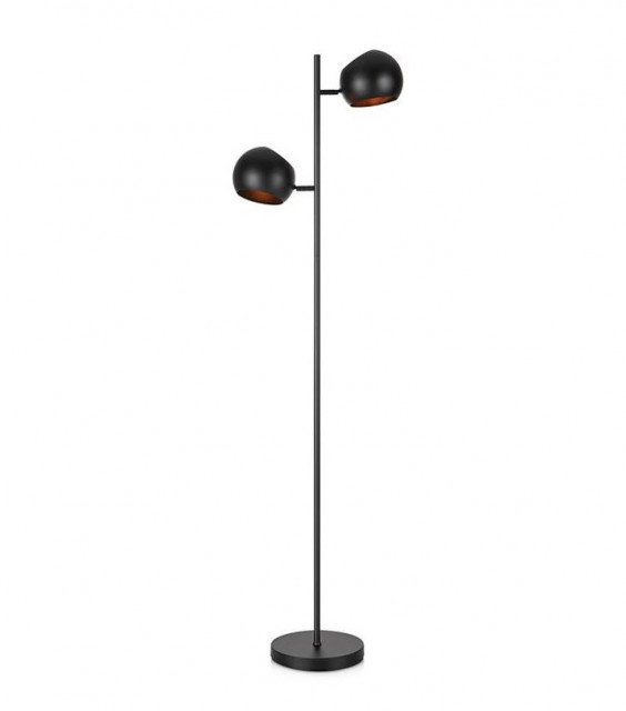 Lampadar negru din metal cu 2 becuri 145 cm Edgar Markslojd