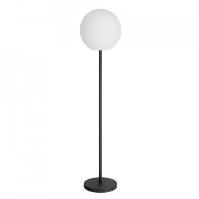 Lampadar pentru exterior alb/negru din metal 155 cm Dinesh Kave Home