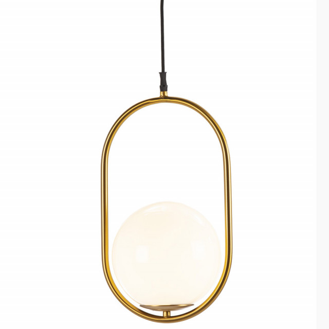 Lustra alba/aurie din metal Asla Thai Natura