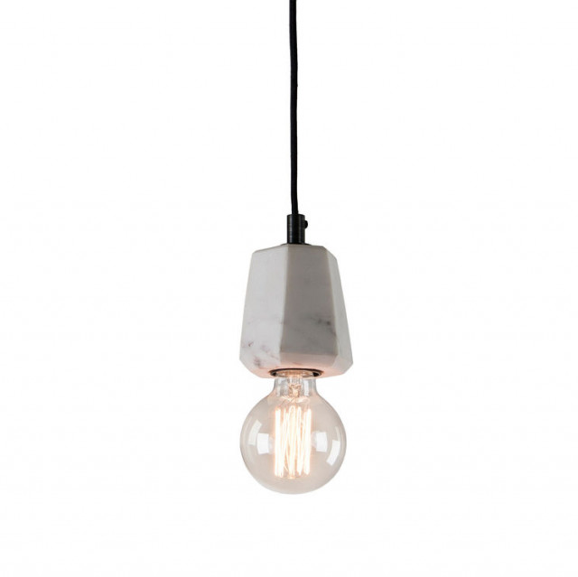 Lustra alba din marmura Bray Kave Home