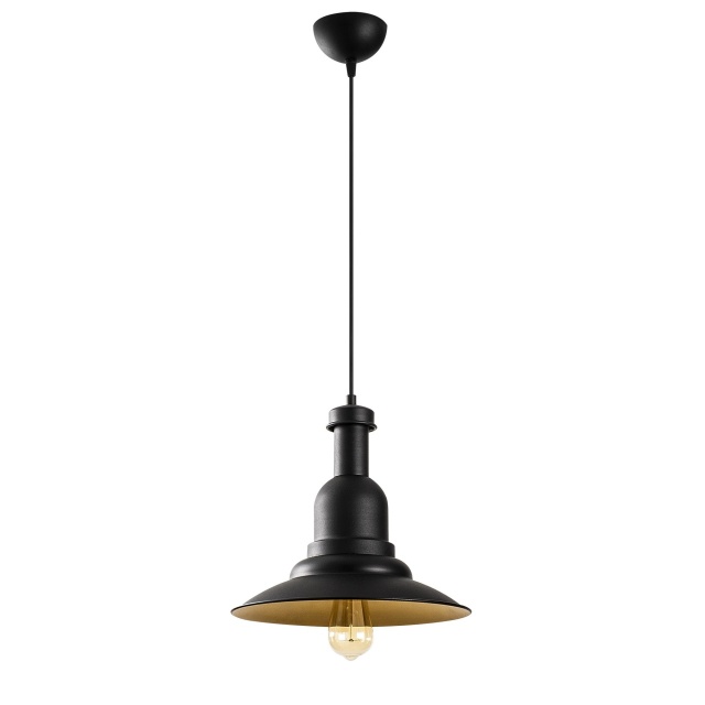 Lustra aurie/neagra din metal Saglam The Home Collection