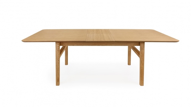 Masa dining extensibila maro din lemn 90x(180)220 cm Butterfly Woodman