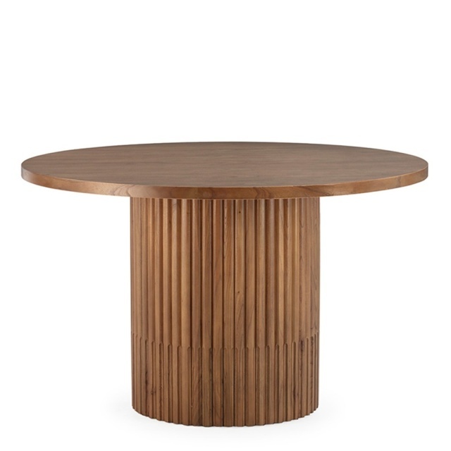 Masa dining maro din lemn 120 cm Freda Thai Natura