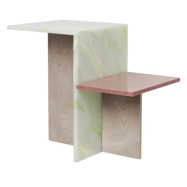 Masa laterala multicolora 35x60 cm Distinct Ferm Living