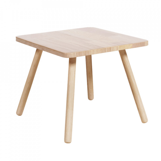Masa pentru copii maro din lemn 55x55 cm Dilcia Kave Home