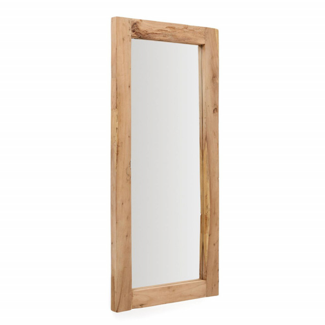 Oglinda dreptunghiulara maro din lemn 80x180 cm Maden Kave Home