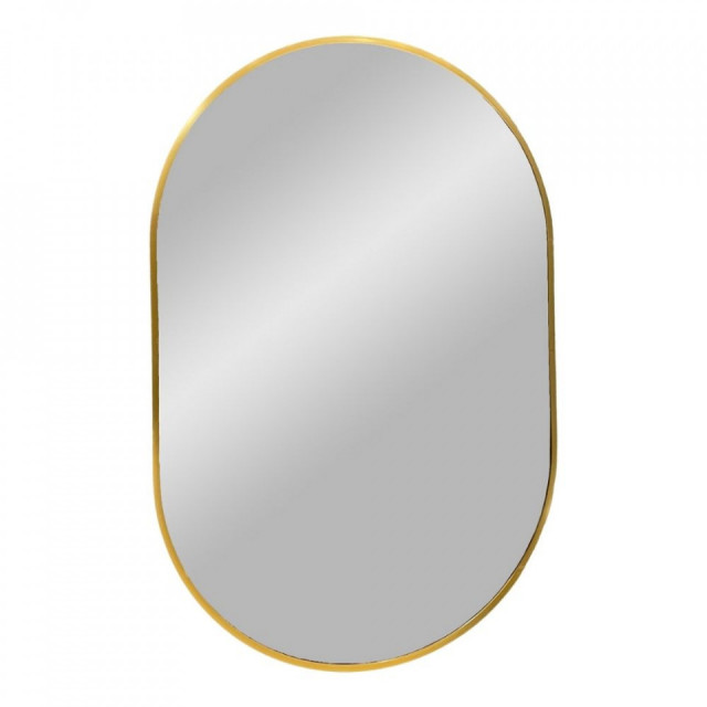 Oglinda ovala maro alama din metal 50x80 cm Madrid Wall House Nordic