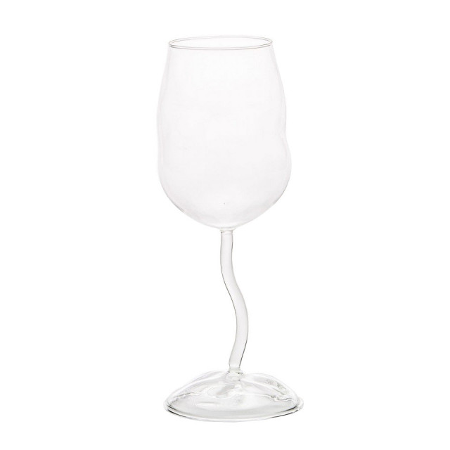 Pahar de vin transparent din sticla 10x24 cm Sonny Seletti