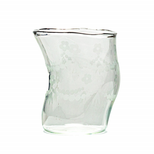 Pahar transparent din sticla 7x10 cm Classics on Acid Water Glass Spring Seletti