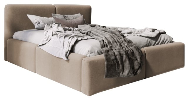 Pat bej din textil 140x200 cm Rosalie FURPOL