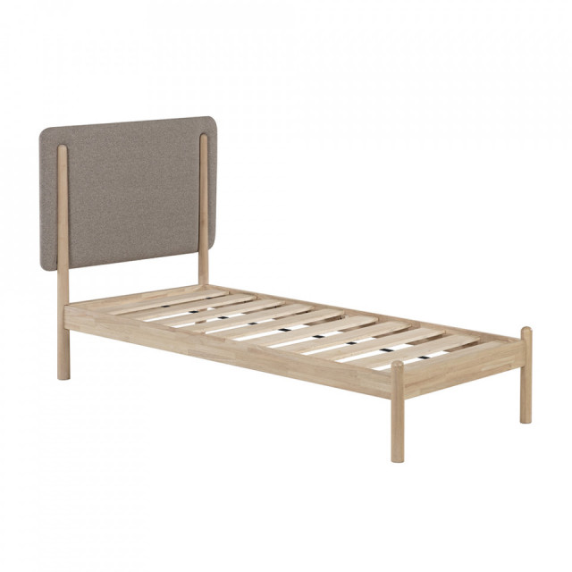 Pat maro din lemn si poliester 100x200 cm Shayndel Kave Home