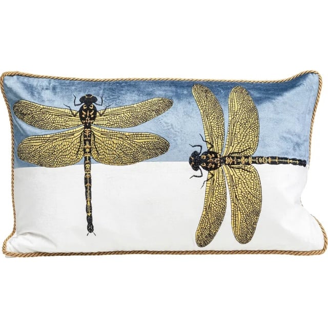 Perna dreptunghiulara multicolora din bumbac 30x50 cm Glitter Dragonfly Kare