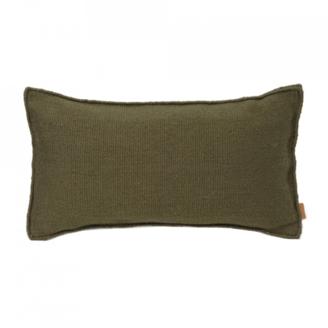 Perna dreptunghiulara oliv din fibre sintetice 28x53 cm Desert Ferm Living