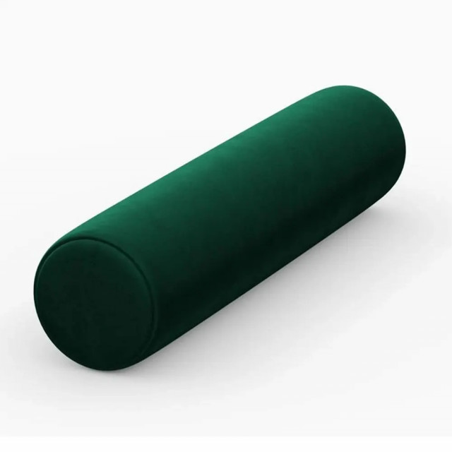 Perna rotunda verde din catifea 13x55 cm Margo Besolux