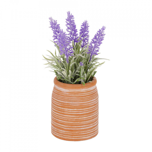 Planta artificiala cu ghiveci din ceramica 22 cm Lavender Kave Home