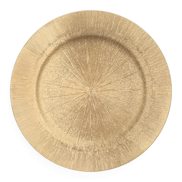 Platou decorativ auriu 33 cm Raggi Homla