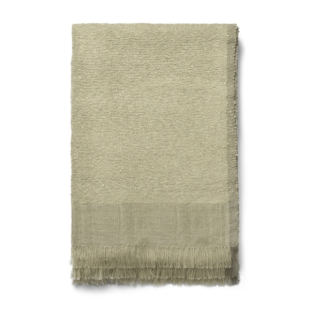 Pled grej din fibre naturale 120x170 cm Weaver Ferm Living