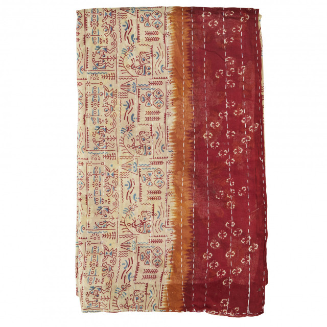 Pled multicolor din bumbac 100x200 cm Oscar Madam Stoltz