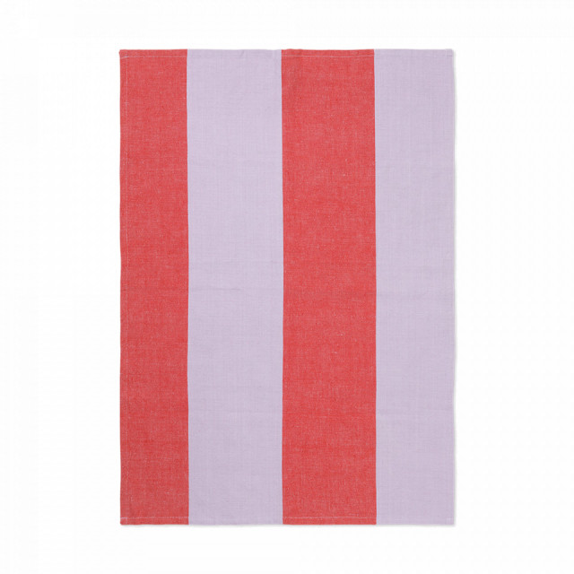 Prosop pentru bucatarie rosu/mov din fibre naturale 50x70 cm Hale Ferm Living