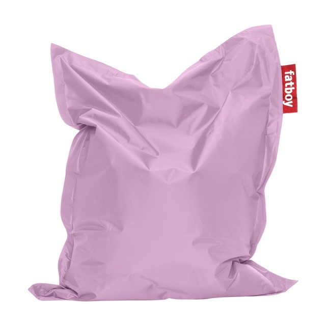 Puf dreptunghiular pentru copii mov liliac din textil 100x130 cm Junior Fatboy
